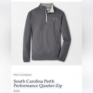 PETER MILLAR South Carolina Perth Performance Quarter-Zip